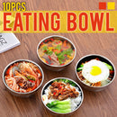 idrop [ 10pcs ] Heat Insulation Stainless Steel Eating Bowl / Mangkuk Makan Keluli Tahan Karat / 不锈钢保温餐碗 [ 16cm / 18cm ]