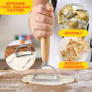 idrop Square Ravioli & Biscuit Cracker Stamp Dough Mold Cutter / Pemotong Bentuk Petak Biskut / 方形馄饨和饼干饼干邮票面团模具切割机