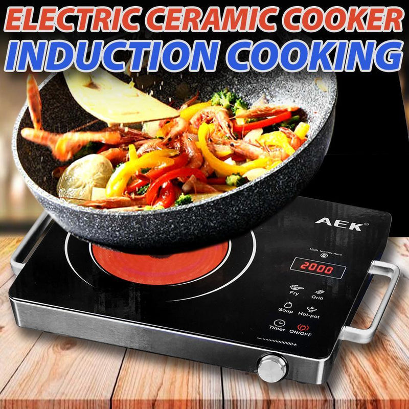 idrop AEK Portable Multifunctional Electric Ceramic Cooker Induction Cooking / Pemasak Induksi / 便携式多功能电陶炉电磁炉 MD-818