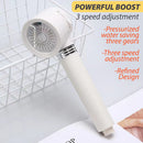 idrop Pressurized Shower Head with Scrubber Brush / Pancuran Air Bilik Mandi / 带搓头花洒