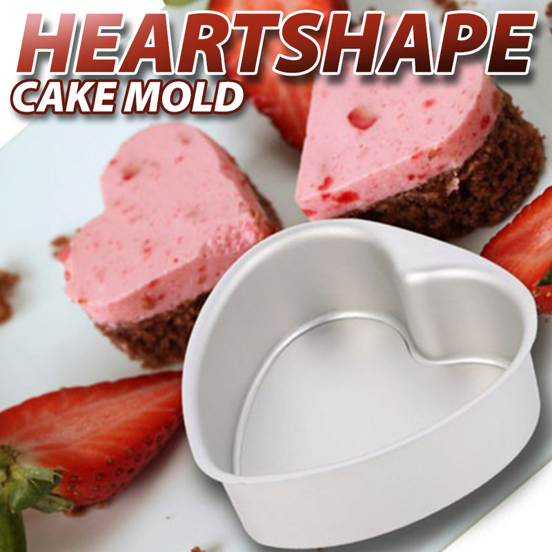 idrop [ 6in ] Heart Shape Aluminium Cake Mold / Acuan Kek Aluminium / 心形铝蛋糕模具