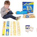 idrop High Quality Arrange in Paris Game Wooden Matching Set Toys for Kids Children