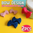 idrop [ 2PCS ] Kitchen Anti Scalding Bow Design Pot Ears Holder / Pemegang Periuk Kuali Tahan Panas / 2PCS蝴蝶结硅胶防汤夹