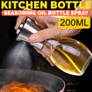 idrop 200ML Kitchen Seasoning Spray Glass Oil Bottle