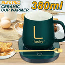 idrop [ 380ml ] Electric Ceramic Cup Warmer Heater / Pemanas Cawan Seramik / 暖暖杯(电暖杯)(电热器+陶瓷杯+汤匙)