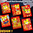 idrop [ CNY ] Chinese New Year Tiger Ang Pao Red Envelope [ SMALL ] / Sampul Duit Tahun Baru Cina Tahun Harimau / 红包^小(虎) 老虎铜版纸红包
