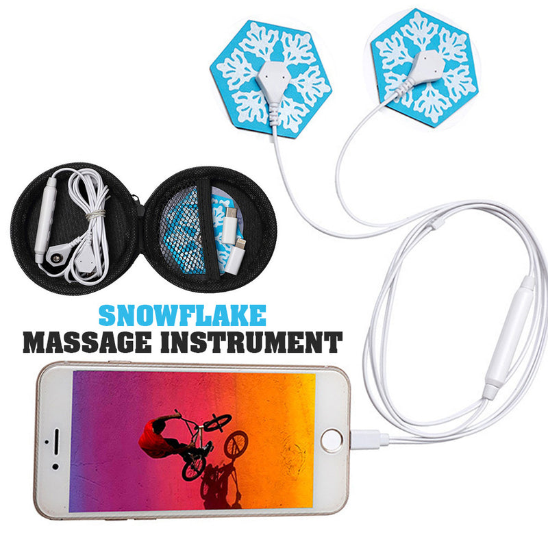 idrop SNOWFLAKE Mobile Phone Powered Massage Instrument