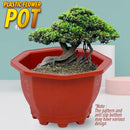 idrop Octagonal Plastic Flower Pot / Pasu Bunga Plastik Oktagonal / 塑料八角花盆(晟强塑业)20.5*20.5*12CM [ 1PC ]
