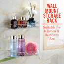 idrop Kitchen Bathroom Stainless Steel Wall Mounted Storage Rack