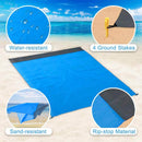 idrop [ 200 x 210CM ] Outdoor Waterproof Beach Blanket Portable Picnic Groundsheet / Alas Duduk Berkhelah Pantai Kalis Air / 单边灰款户外多功能便携口袋垫200*210CM(包含1个垫+4根地钉+束口袋+登山扣+OPP袋)