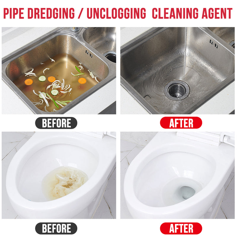 idrop [ 500g ] Pipe Plumbing Clogging Dredging Clog Remover Cleaning Agent