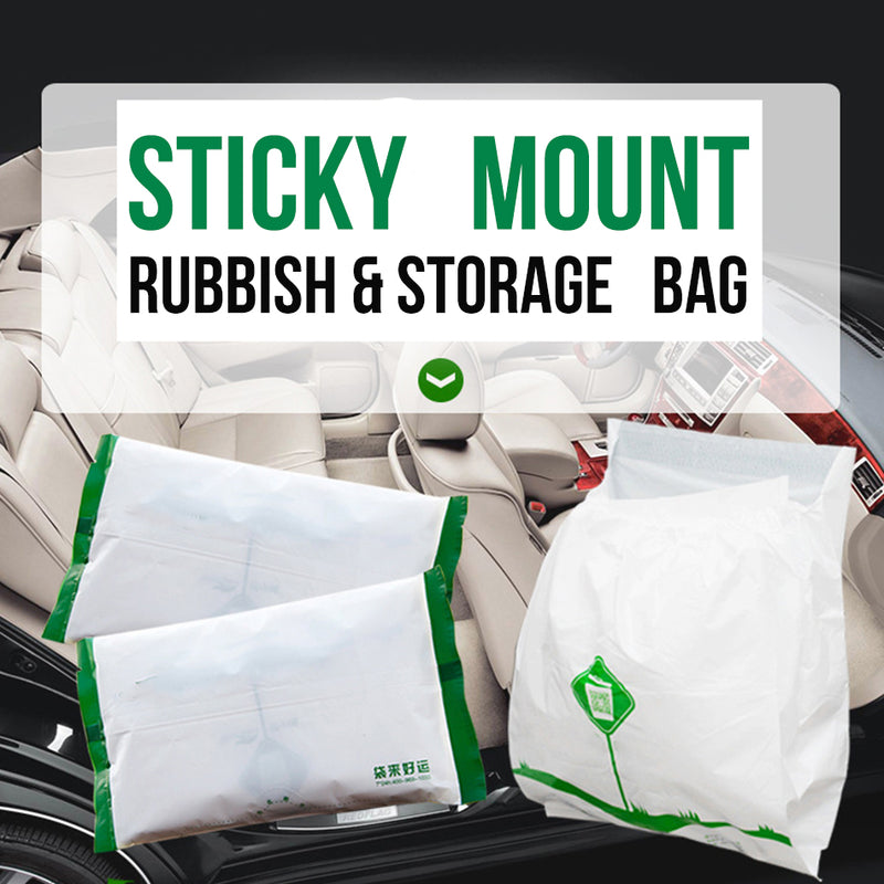 idrop 15PCS Car Household Convenient Sticky Mount Waterproof Rubbish Garbage Storage Bag [ 24cm x 18cm ]