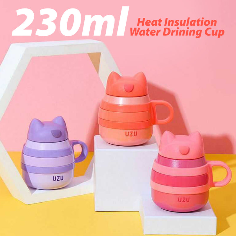 idrop [ 230ml ] Heat Insulation SUS316 Stainless Steel Water Cup / Cawan Minum Keluli Tahan Karat / 保温SUS316不锈钢水杯