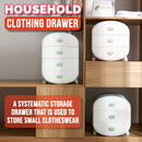 idrop 3 Layer Clothing Storage Drawer for Socks Underwear & Bra