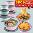 idrop 3PCS Collapsible Foldable Silicone Food Bowl [ 9.5cm / 14cm / 17cm ]