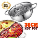 idrop [ 30CM ] HOT POT - 2 Compartment Cooking Pot