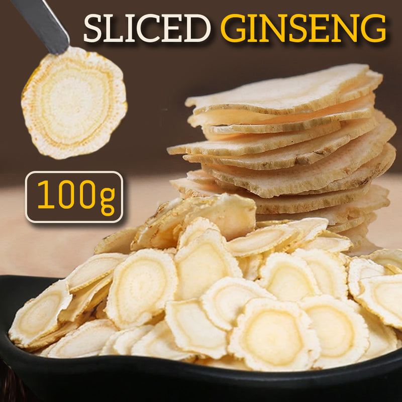 idrop 100g Authentic 100% Ginseng Slices | （100克）100%纯正特等美国花旗参