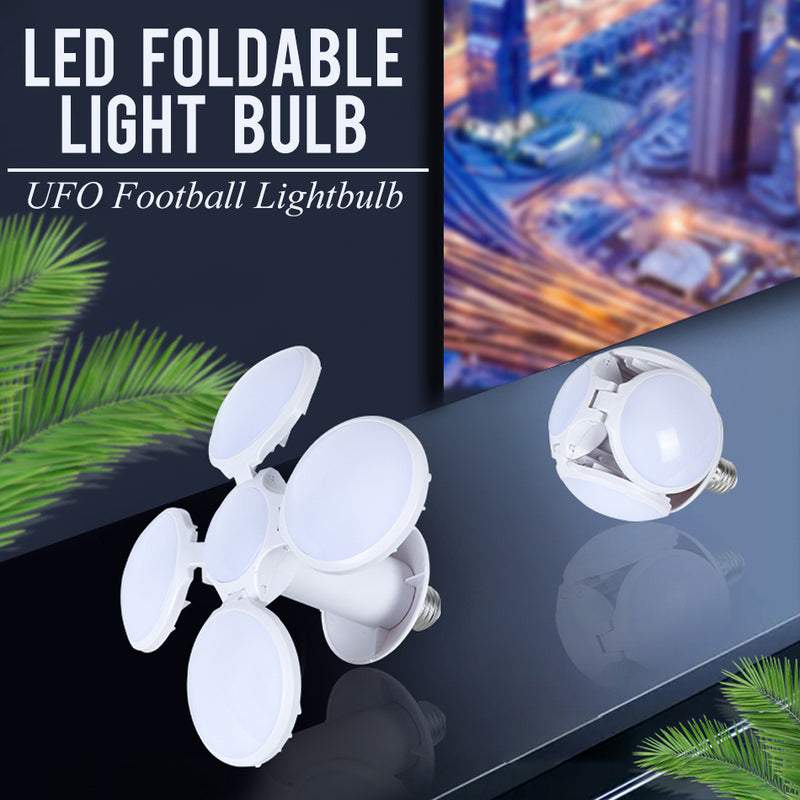 idrop E27 6500K 40W Folding Bright LED Light Football UFO Lightbulb