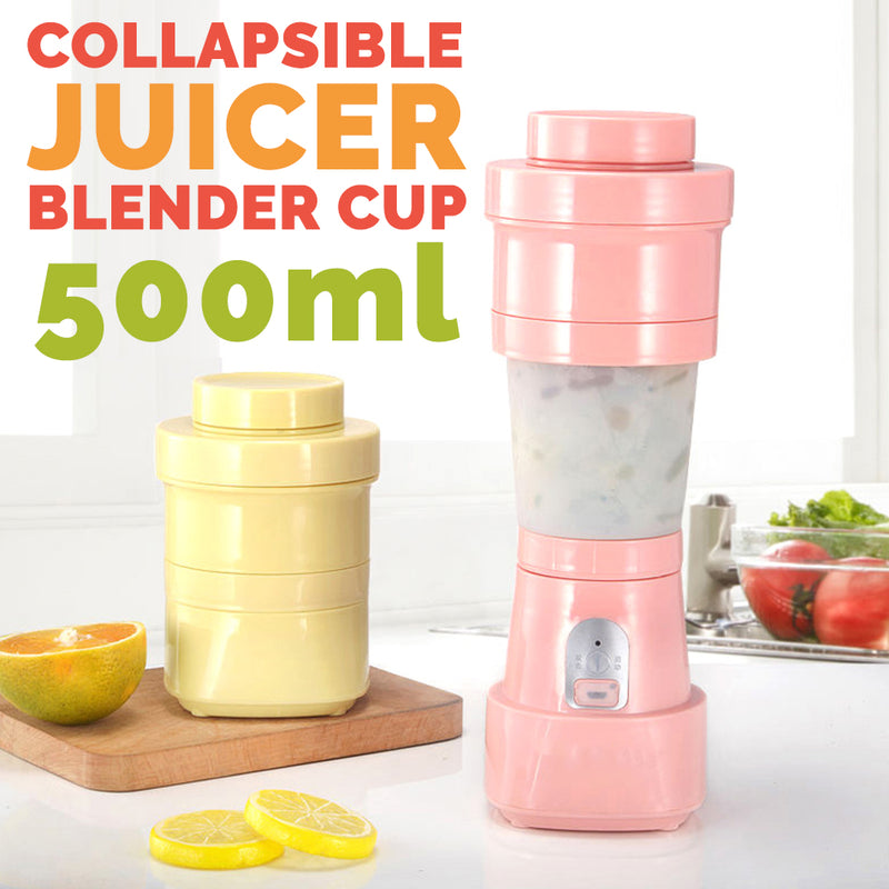 idrop 500ml Portable Electric Mini Juicer Collapsible Folding Blender Cup
