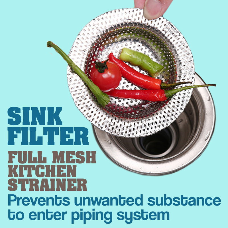 idrop Kitchen Full Mesh Sink Drain Strainer Filter Cap [ 11cm ]