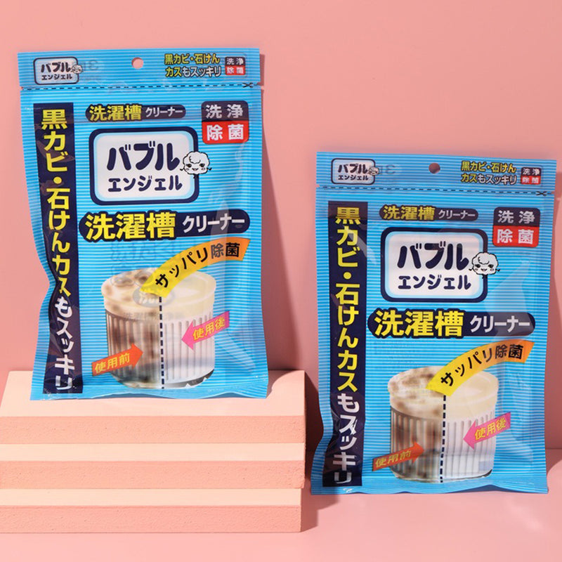 idrop [ 1 PACK / 3 SACHETS ] 30g Washing Machine Drum Cleaner Cleaning Powder / Serbuk Pencuci Mesin Basuh / 洗衣机清洗剂机槽清洁剂滚筒式家用消毒除菌除垢