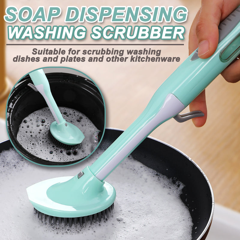 idrop Scrubbing & Scraping Cleaning Washing Refillable Brush Soap Dispenser