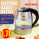 idrop [ 1.7L ] Glass Electric Kettle 1850W / Cerek Air Kaca Elektrik 1700ml / 【1.7L】玻璃电热水壶1850W