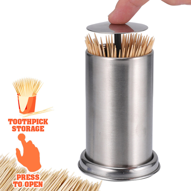 idrop Toothpick Holder Storage Cylinder