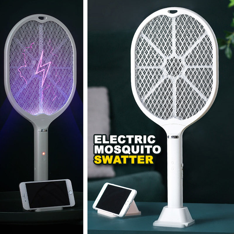 idrop Electric Rechargeable Mosquito Swatter Killer 2W 3000V 220V / Raket Pembunuh Nyamuk / 电动可充电灭蚊器