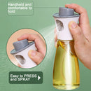 idrop [ 180ml ] Kitchen Cooking Oil Glass Spray Bottle / Bekas Botol Gelas Penyembur Minyak Masak / 180ML新款玻璃喷油瓶(混色)