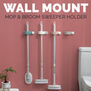 idrop Wall Mounted Mop Broom Sweeper Clip Grip Holder [ 1pc ]