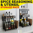 idrop [ 2 Layer / 3 Layer ] Stainless Steel Kitchen Countertop Storage Shelf rack