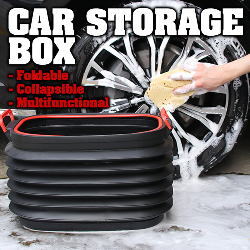 idrop Multifunctional Collapsible Foldable Car Storage Box
