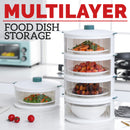 idrop [ 5 LAYER ] Multilayer Stackable Heat Insulation Food Meal Dish Storage