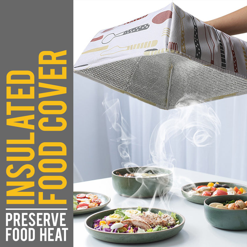 idrop Foldable Large Foil Heat Insulation Waterproof Dustproof Food Cover / Tudung Saji Makanan