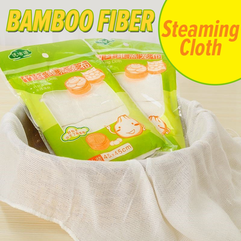 idrop [ 2pcs ] Bamboo Fiber Steam Cloth / Kain Bambu Stim / 竹纤维蒸笼布