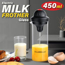 idrop [ 450ml ] Electric Glass Milk Frother / Gelas Pembancuh Susu Elektrik / 电动玻璃奶泡器