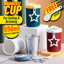 idrop [ 550ml ] SUS304 Stainless Steel Eating Breakfast Cup / Cawan Makan Keluli / 早餐杯(304不锈钢)