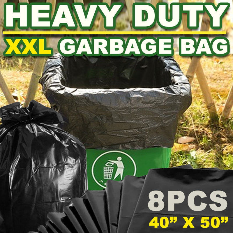 idrop [ XXL ] HEAVY DUTY Thick Garbage Rubbish Bag / Beg Plastik Sampah [ 108~120 Liter ] [ 40" X 50" ]