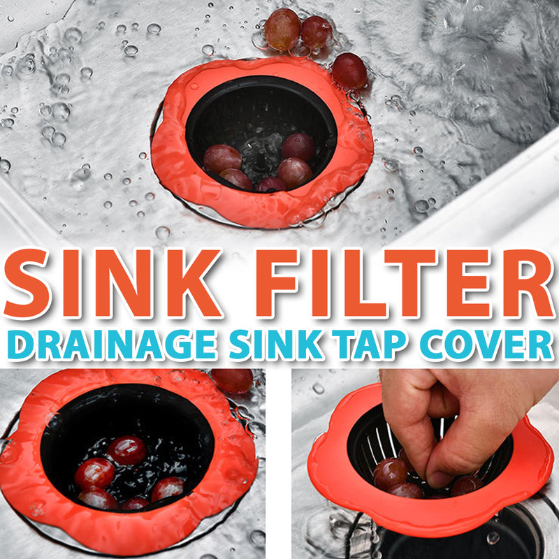 idrop Flower Kitchen Sink Drain Filter Silicone Cover