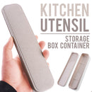 idrop Kitchen Utensil Storage Portable Plastic Box Container