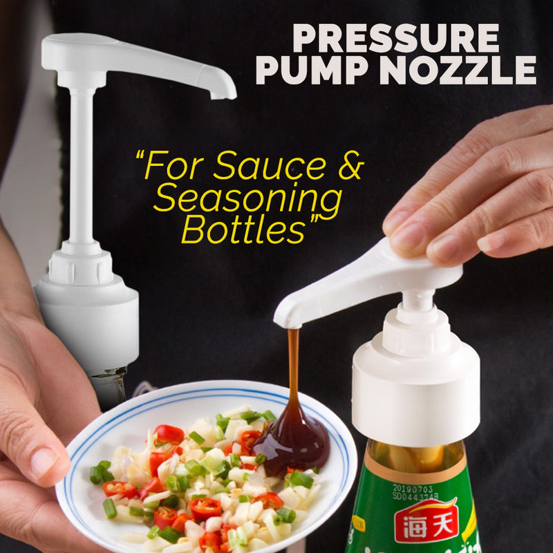 idrop Pressure Pump Bottle Nozzle Dispenser Universal for Sauce & Seasoning Bottle / Pam Muncung Botol / 瓶喷嘴泵 [ 1PC ]