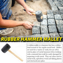 idrop 600G Rubber Hammer Mallet / Tukul Palu Getah / 木柄橡胶锤