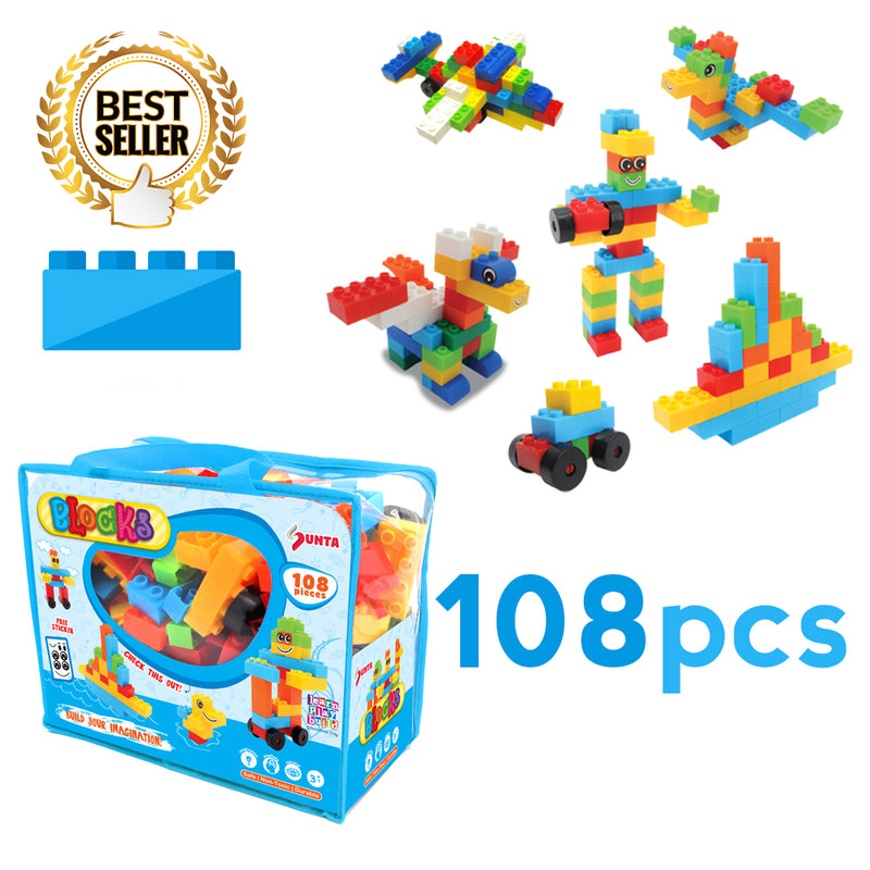 idrop SUNTA BLOCKS [ 108pcs ] Children Toy Building Block