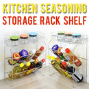 idrop 3 LAYER Stainless Steel Kitchen Seasoning  Bottle Shelf Storage Rack