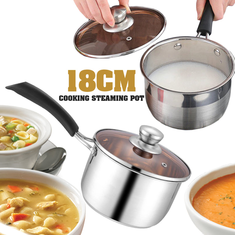 idrop 18CM Small Portable Cooking Steaming Pot