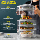 idrop Multilayer Kitchen Insulation Heat Preserving Food Storage Tower