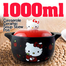 idrop 1L Casserole Ceramic Stew Soup Pot for Kids