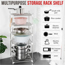 idrop 5 LAYER Tier Aluminium Household Storage Rack Shelf for [ Living Room / Kitchen / Bathroom ]