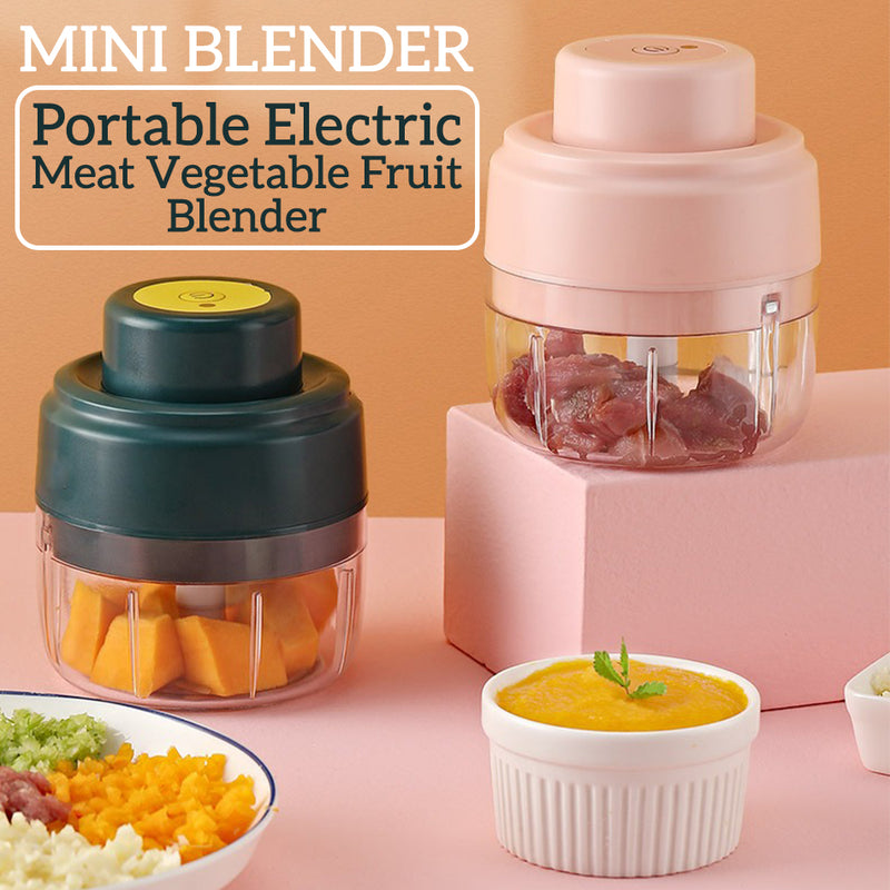 idrop Cordless Mini Electric USB Portable Garlic Blender Grinder